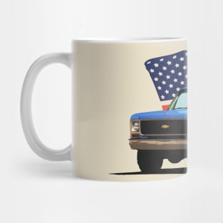 Blue Old Pickup Truck Mug